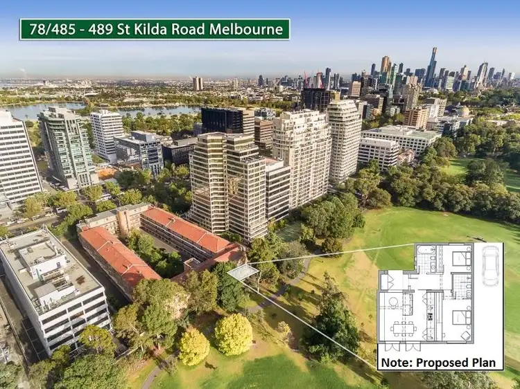 Second view of Homely apartment listing, 78/485-489 St Kilda Road, Melbourne VIC 3004