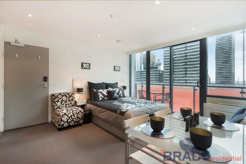 Main view of Homely apartment listing, 2407/181 A'Beckett Street, Melbourne VIC 3000