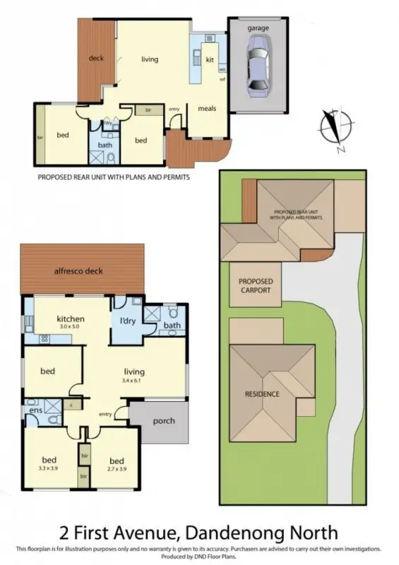 Main view of Homely house listing, 2 First Avenue, Dandenong North VIC 3175