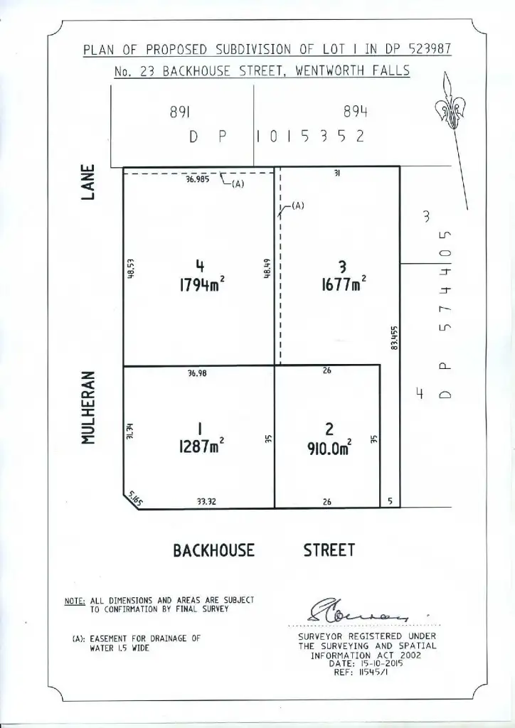 Second view of Homely land listing, (lot 4) 27 Mulheran Lane, Wentworth Falls NSW 2782