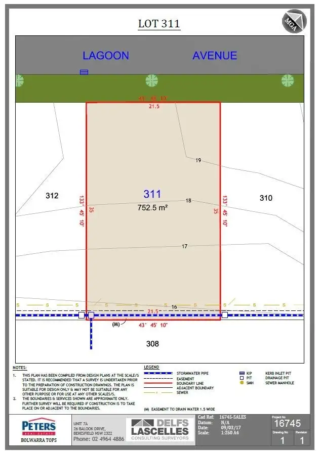 Lot 311 Lagoon Ave, Bolwarra Heights NSW 2320