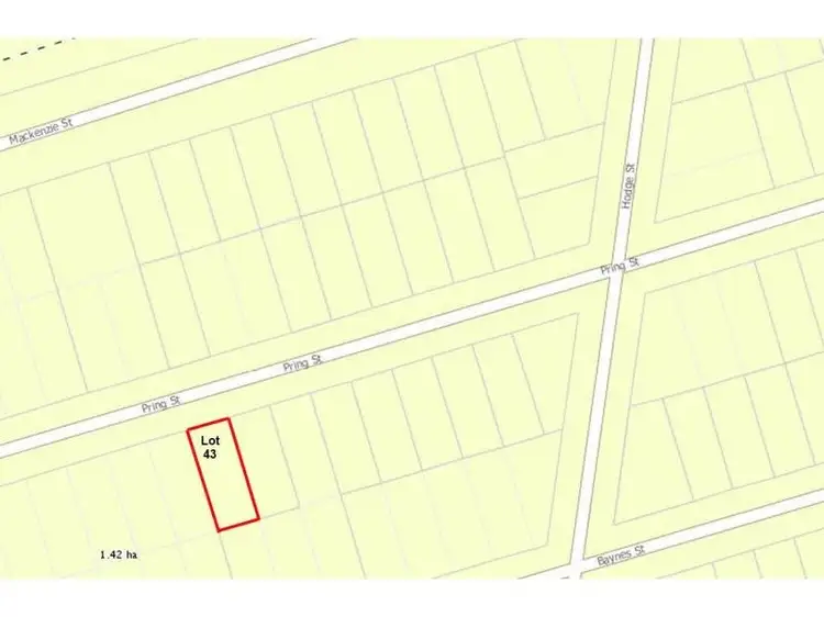 Second view of Homely land listing, Lot 43 Pring Street, Wondai QLD 4606