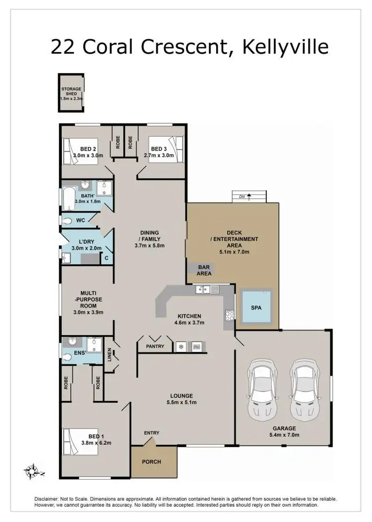 Fifth view of Homely house listing, 22 Coral Crescent, Kellyville NSW 2155