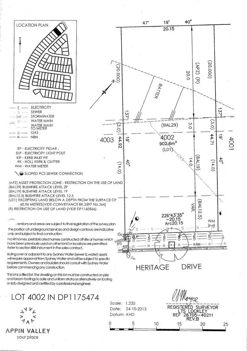 Main view of Homely land listing, 4002 Heritage Drive, Appin NSW 2560