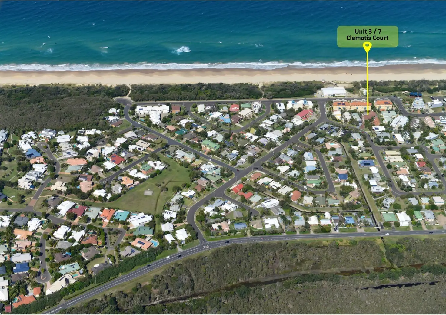 Main view of Homely unit listing, U3/7 Clematis Court, Marcoola QLD 4564