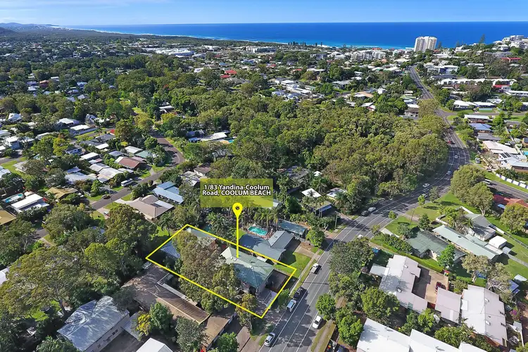 Main view of Homely unit listing, 1/83 Yandina Coolum Road, Coolum Beach QLD 4573