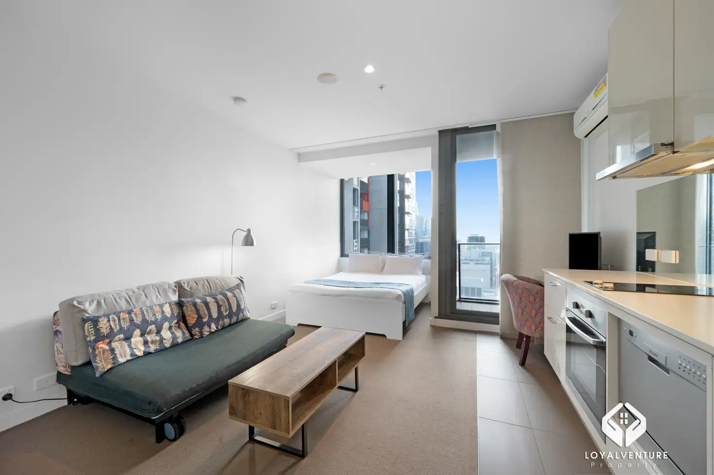 Main view of Homely studio listing, 3807/220 Spencer St, Melbourne VIC 3000