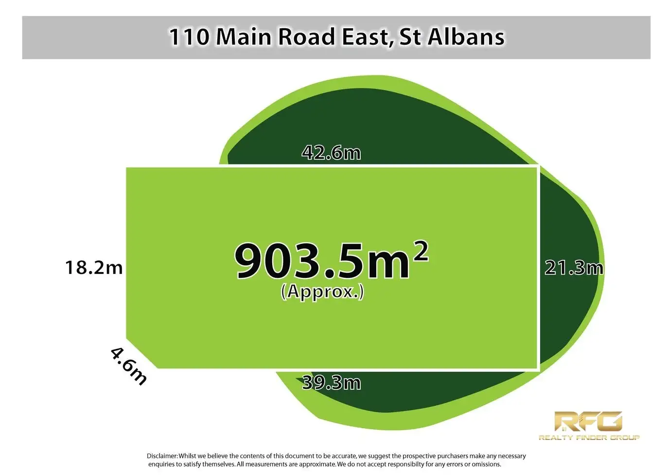 Main view of Homely land listing, 110 Main Rd E, St Albans VIC 3021