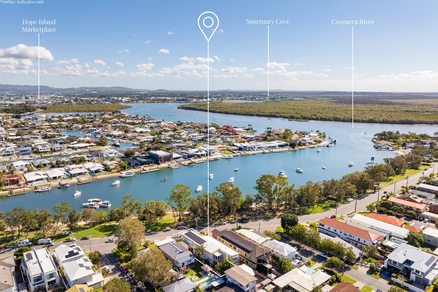 Main view of Homely semi-detached listing, 1/63 Paradise Parade, Paradise Point QLD 4216