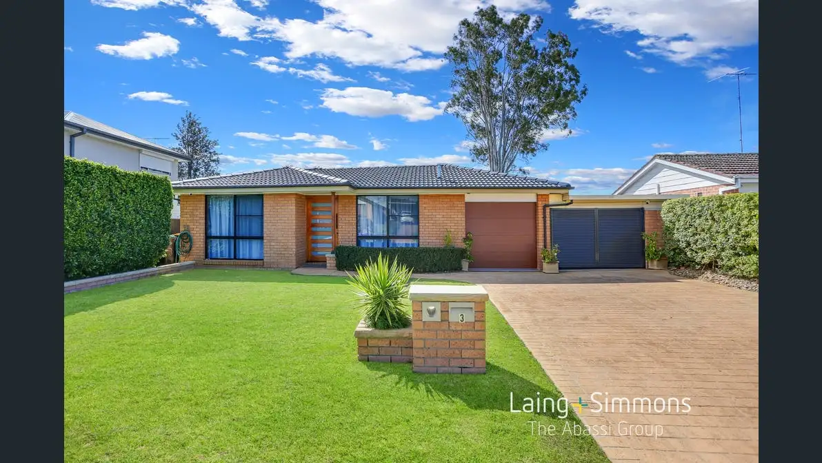 Main view of Homely house listing, 3 Lima Close, Claremont Meadows NSW 2747