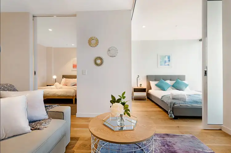 Second view of Homely apartment listing, 4005/38 Rose Ln, Melbourne VIC 3000