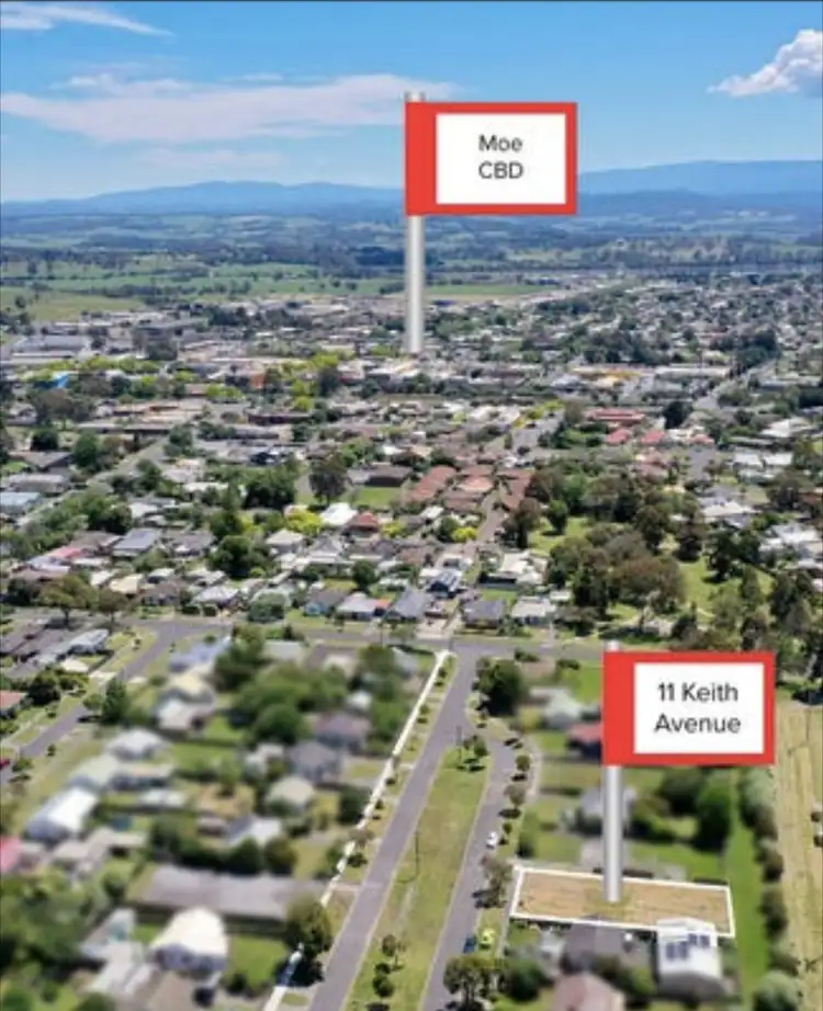 Second view of Homely land listing, 11 KEITH AVENUE, Moe VIC 3825