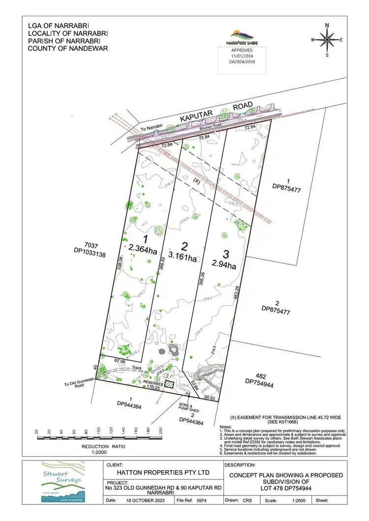 Main view of Homely land listing, 90 KAPUTAR ROAD, Narrabri NSW 2390