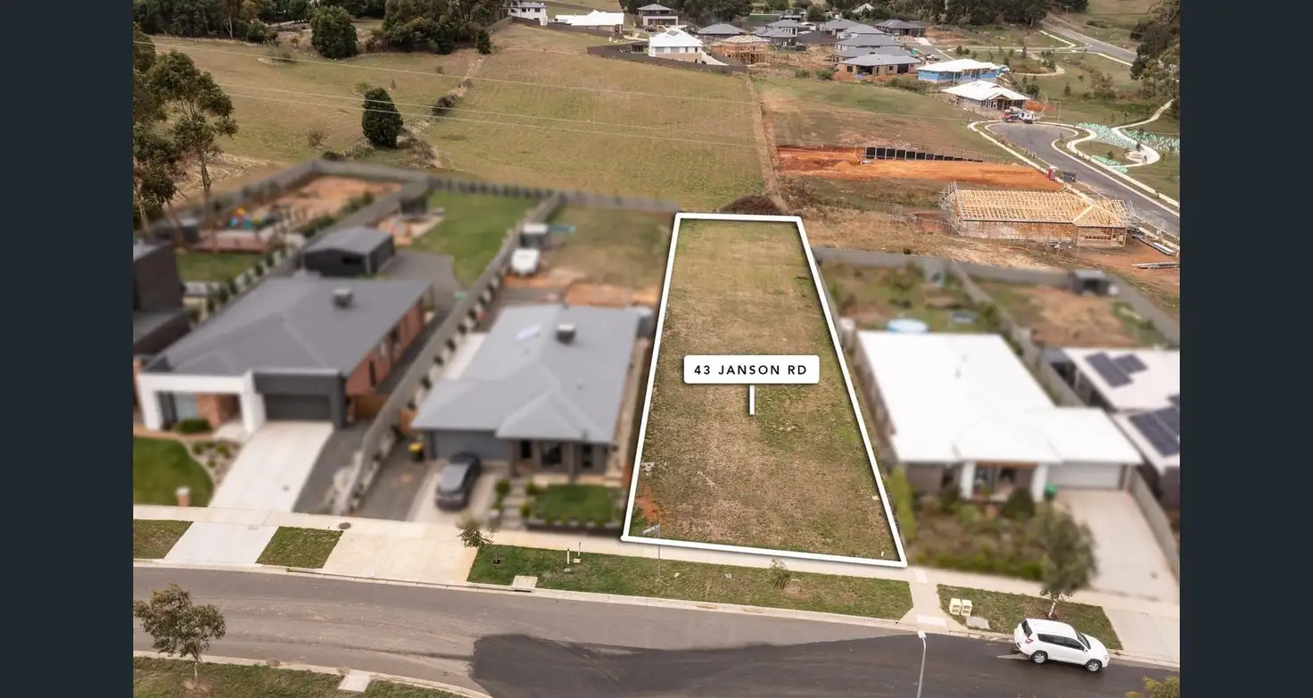 Main view of Homely land listing, 43 JANSON ROAD, Brown Hill VIC 3350