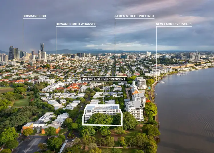 Third view of Homely apartment listing, UNIT 4521/40 HOLLINS CRESCENT, New Farm QLD 4005