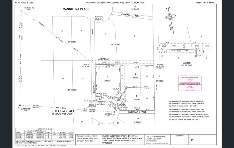 Fourth view of Homely land listing, LOT Lot 78, 9 RED GUM PLACE, Goulburn NSW 2580
