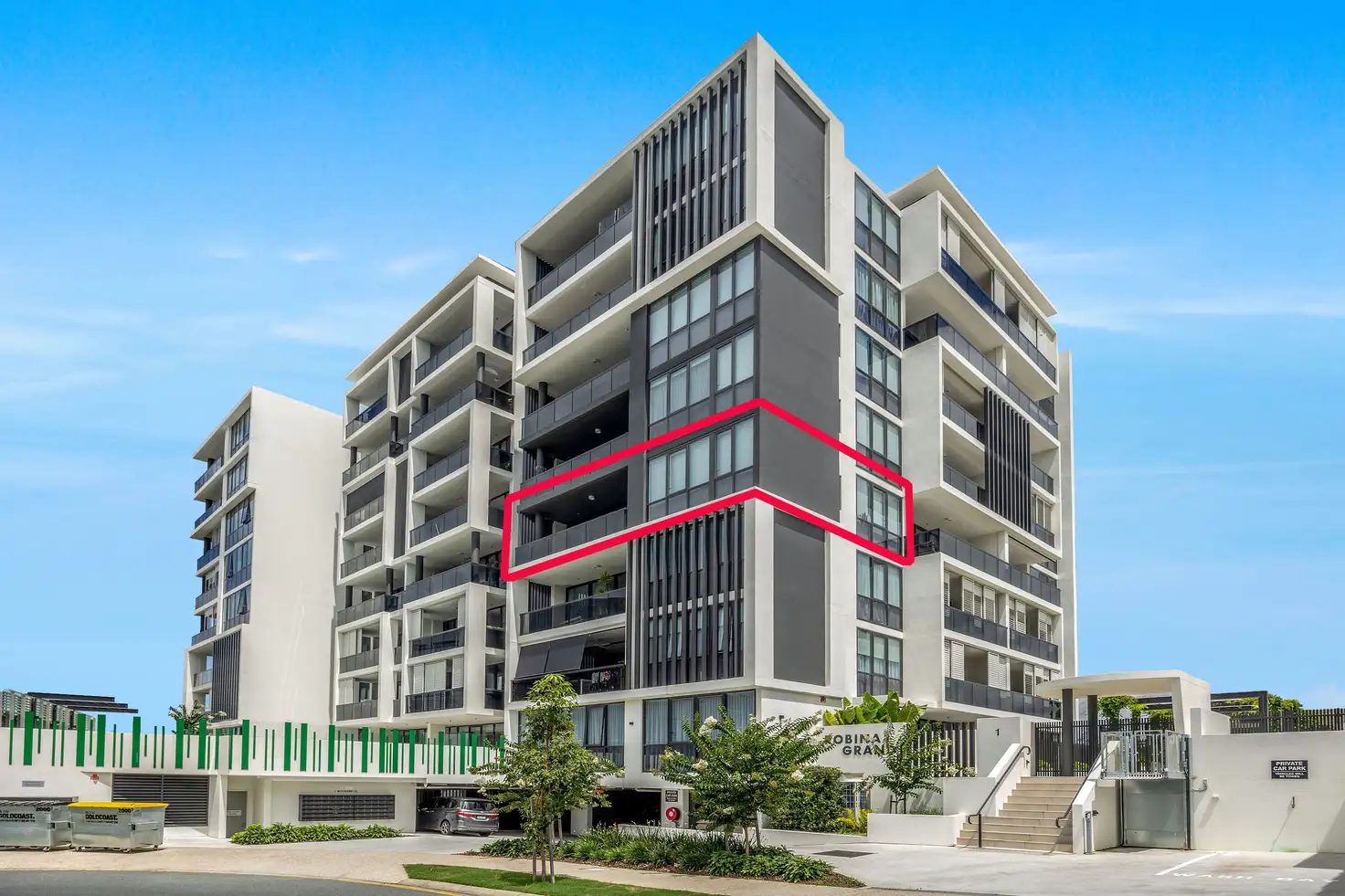 Main view of Homely apartment listing, 407/1 Waterfront Place, Robina QLD 4226