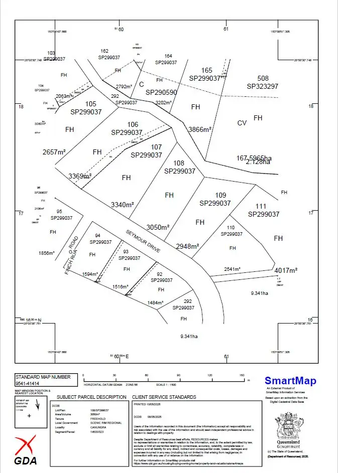 Fifth view of Homely land listing, LOT Lot 108, 11 Seymour Drive, Canungra QLD 4275