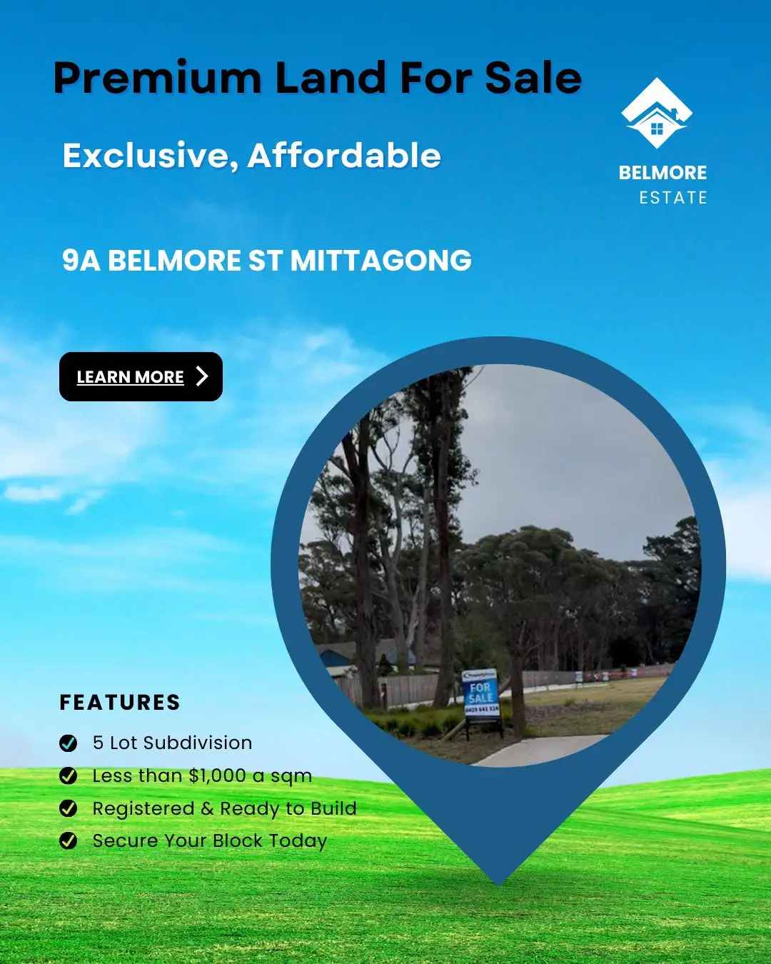 Main view of Homely land listing, 9a Belmore Street, Mittagong NSW 2575