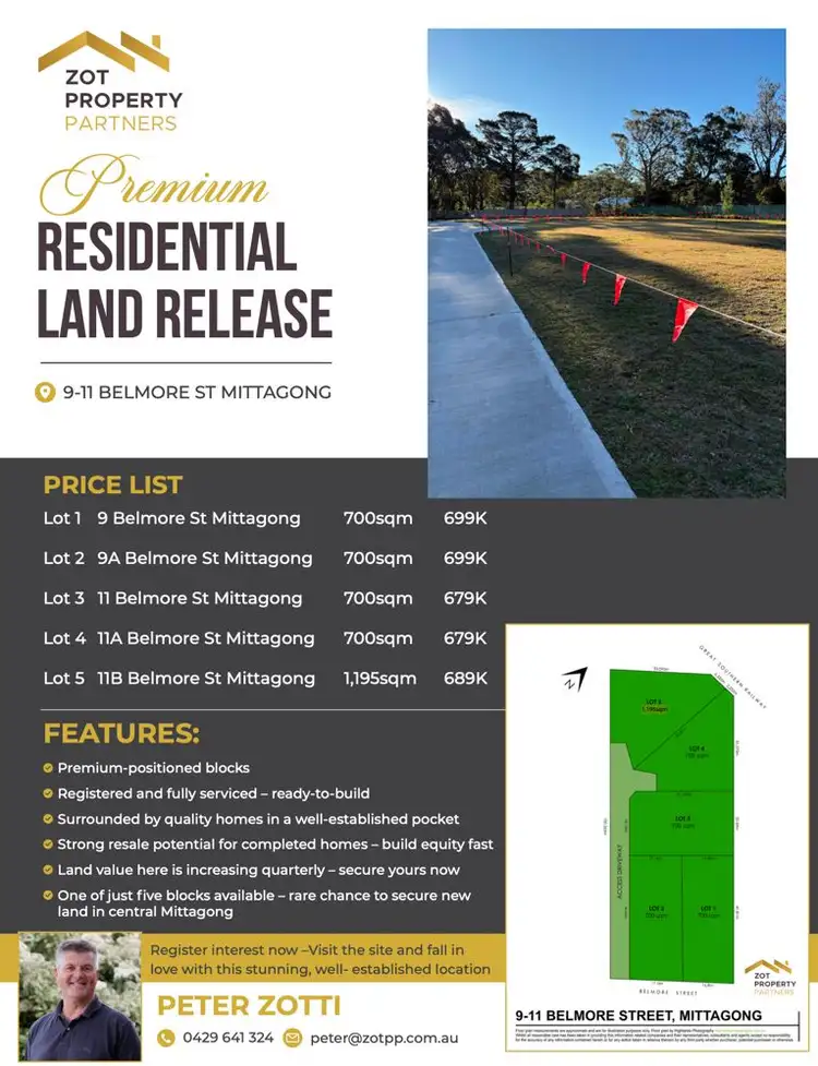 Second view of Homely land listing, 9a Belmore Street, Mittagong NSW 2575