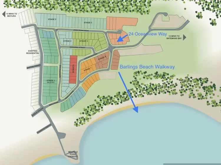 Fifth view of Homely land listing, 24 Oceanview Way, Tomakin NSW 2537