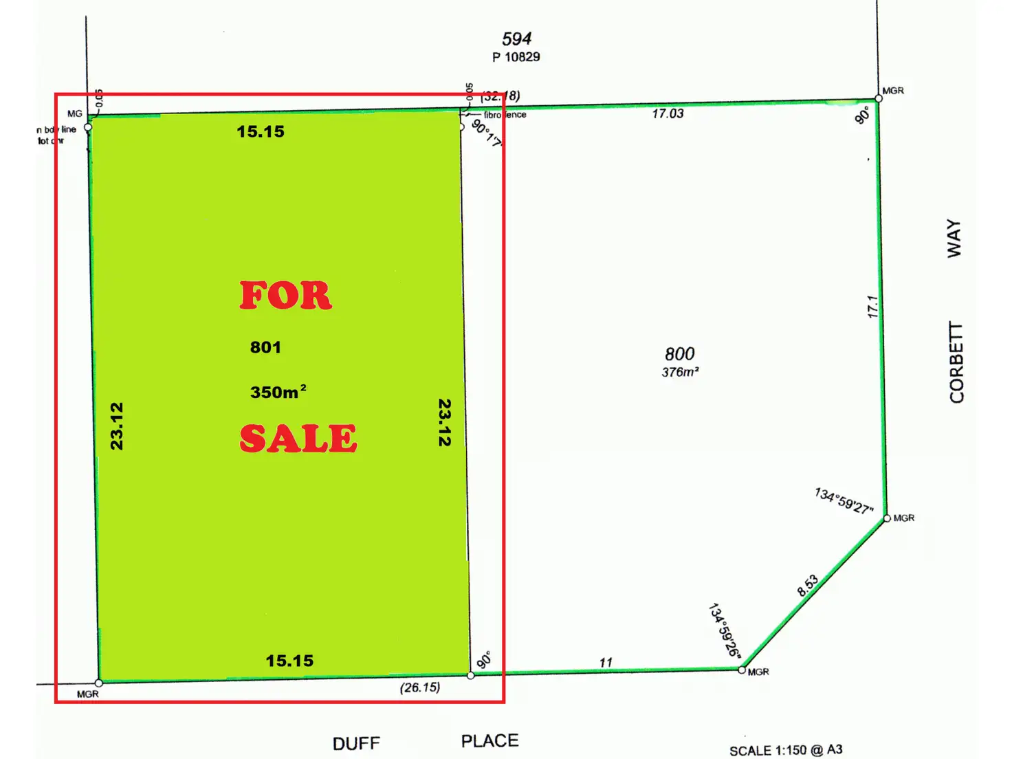 Main view of Homely land listing, A/2 Duff Place, Booragoon WA 6154