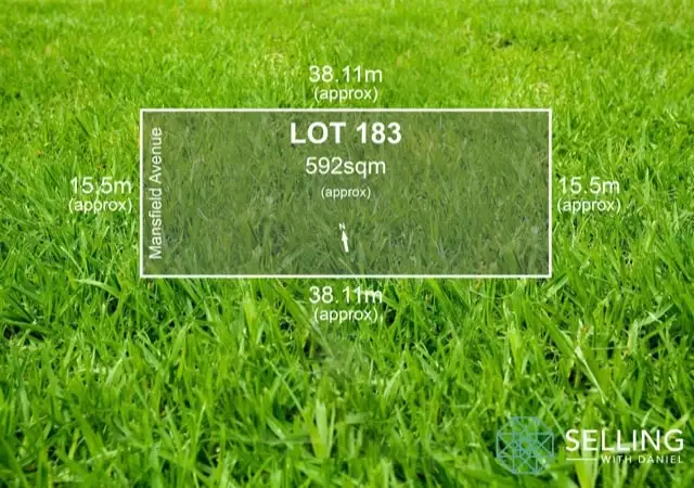 Main view of Homely land listing, 183 Mansfield Avenue, Altona VIC 3018