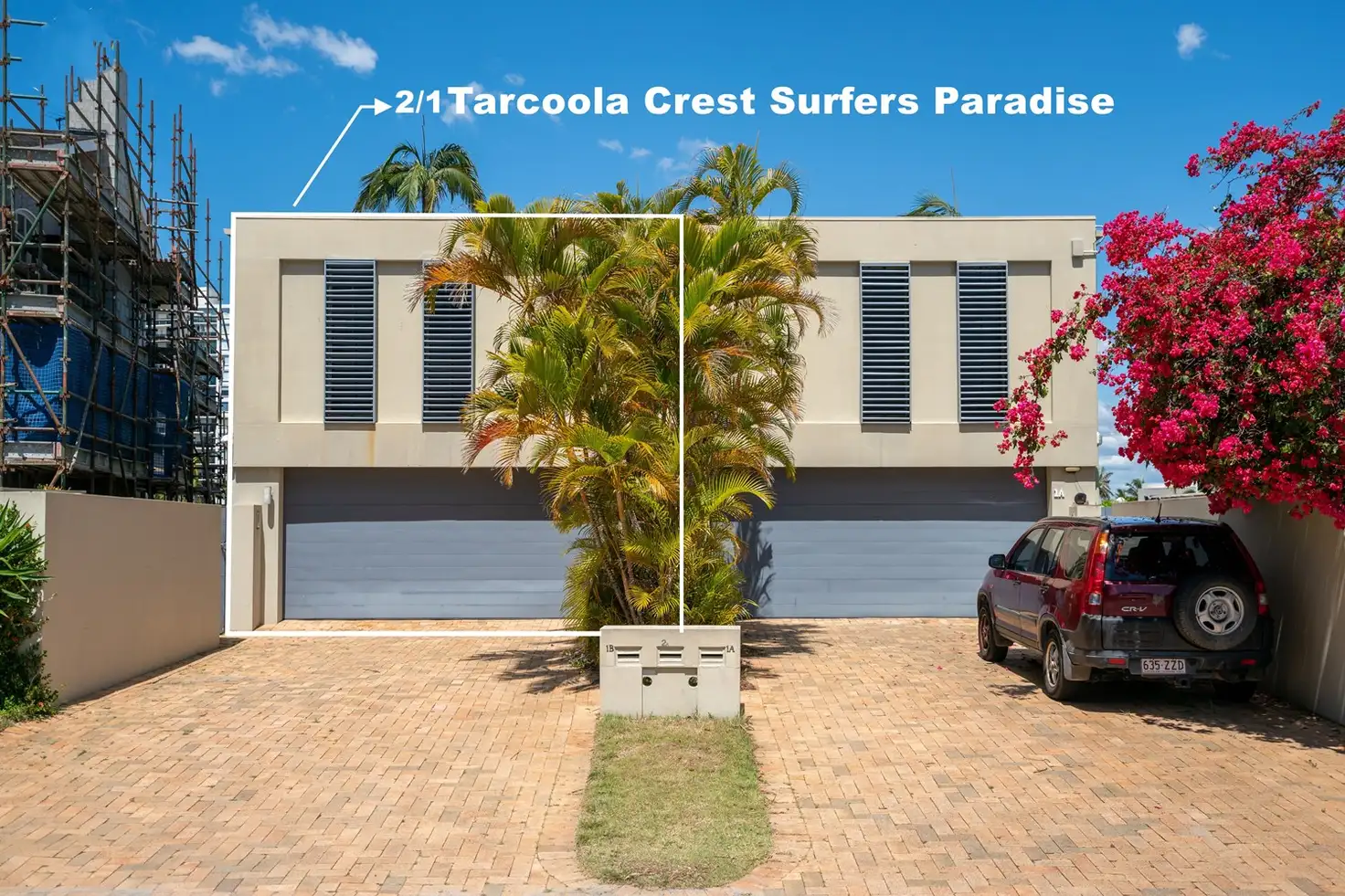 Main view of Homely semi-detached listing, 2/1 Tarcoola Crescent, Surfers Paradise QLD 4217