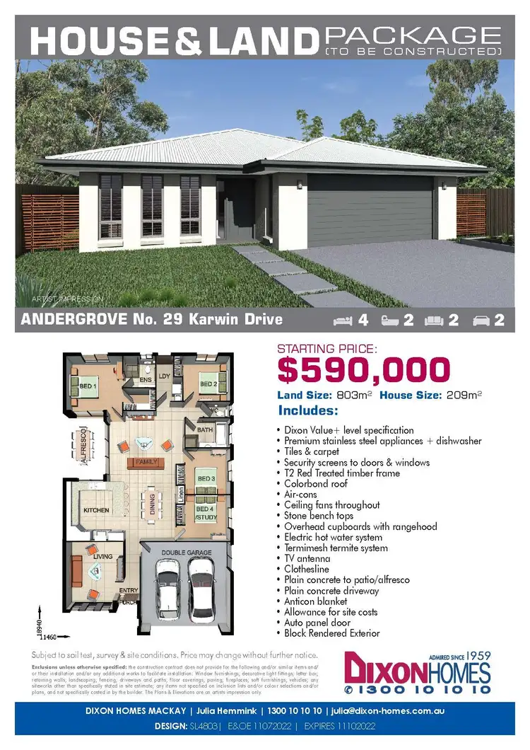 Fifth view of Homely land listing, 29 KARWIN DRIVE, Andergrove QLD 4740