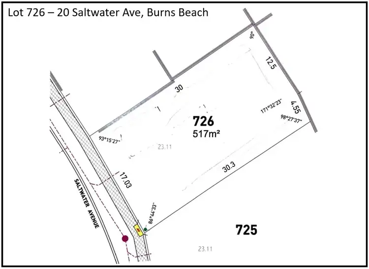 Seventh view of Homely land listing, 20 SALTWATER AVENUE, Burns Beach WA 6028