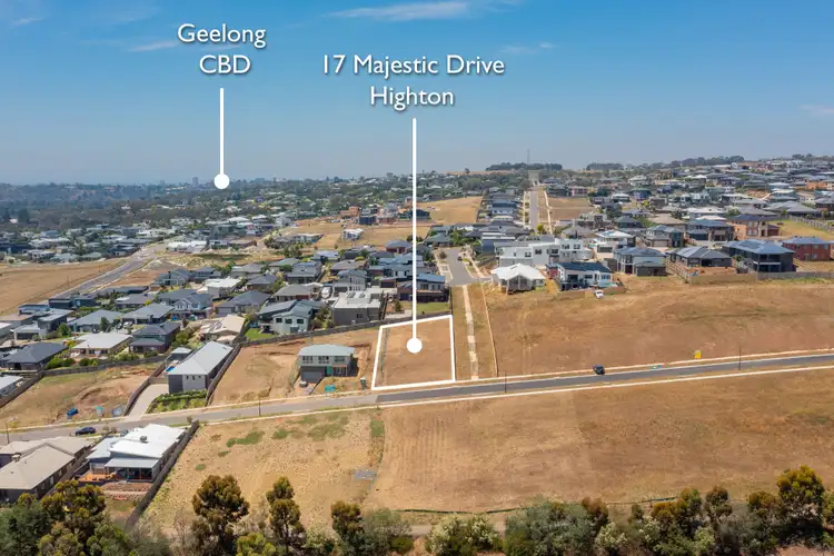 Second view of Homely land listing, 17 MAJESTIC DRIVE, Highton VIC 3216