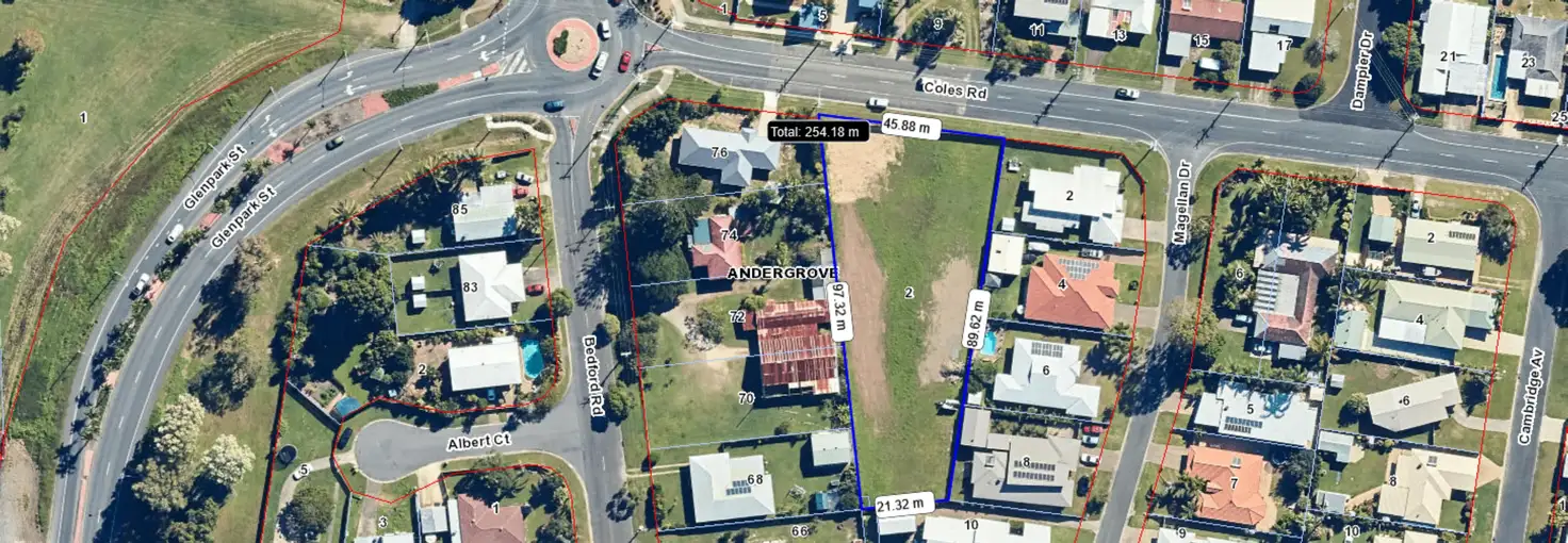 Main view of Homely land listing, 2 COLES ROAD, Andergrove QLD 4740