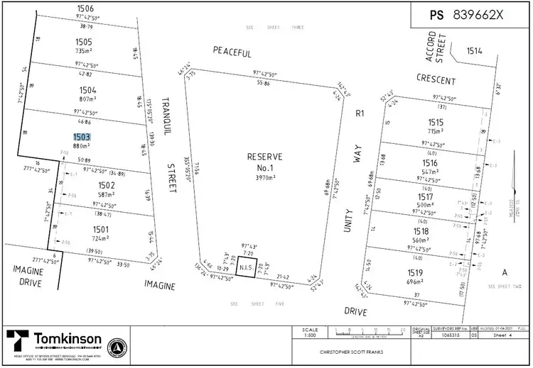 Third view of Homely land listing, Lot 1501 Tranquil Street, Strathfieldsaye VIC 3551