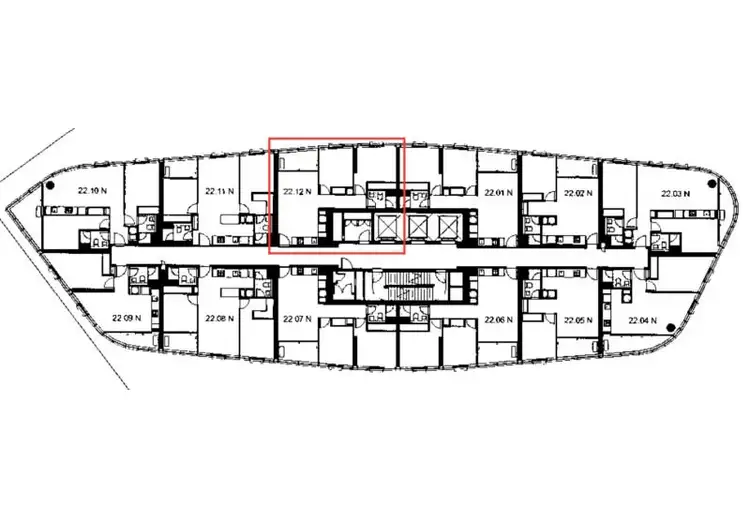Second view of Homely apartment listing, 2212A/889 Collins Street, Docklands VIC 3008