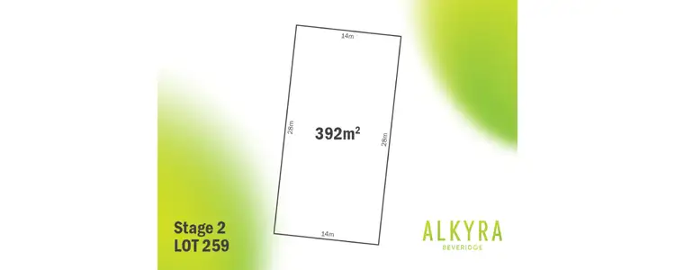 Main view of Homely land listing, LOT 259, Lot 259 Austral Street, Beveridge VIC 3753