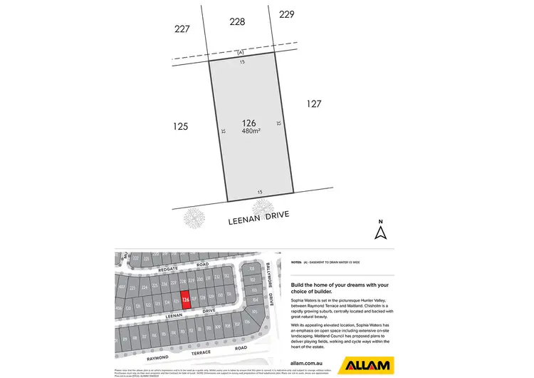 Third view of Homely land listing, LOT 126, Lot 126 Leenan Drive, Chisholm NSW 2322