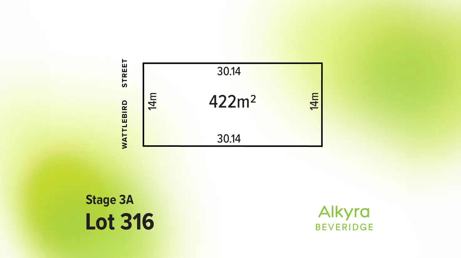 Main view of Homely land listing, LOT 316, Lot 316 Wattlebird Street, Beveridge VIC 3753