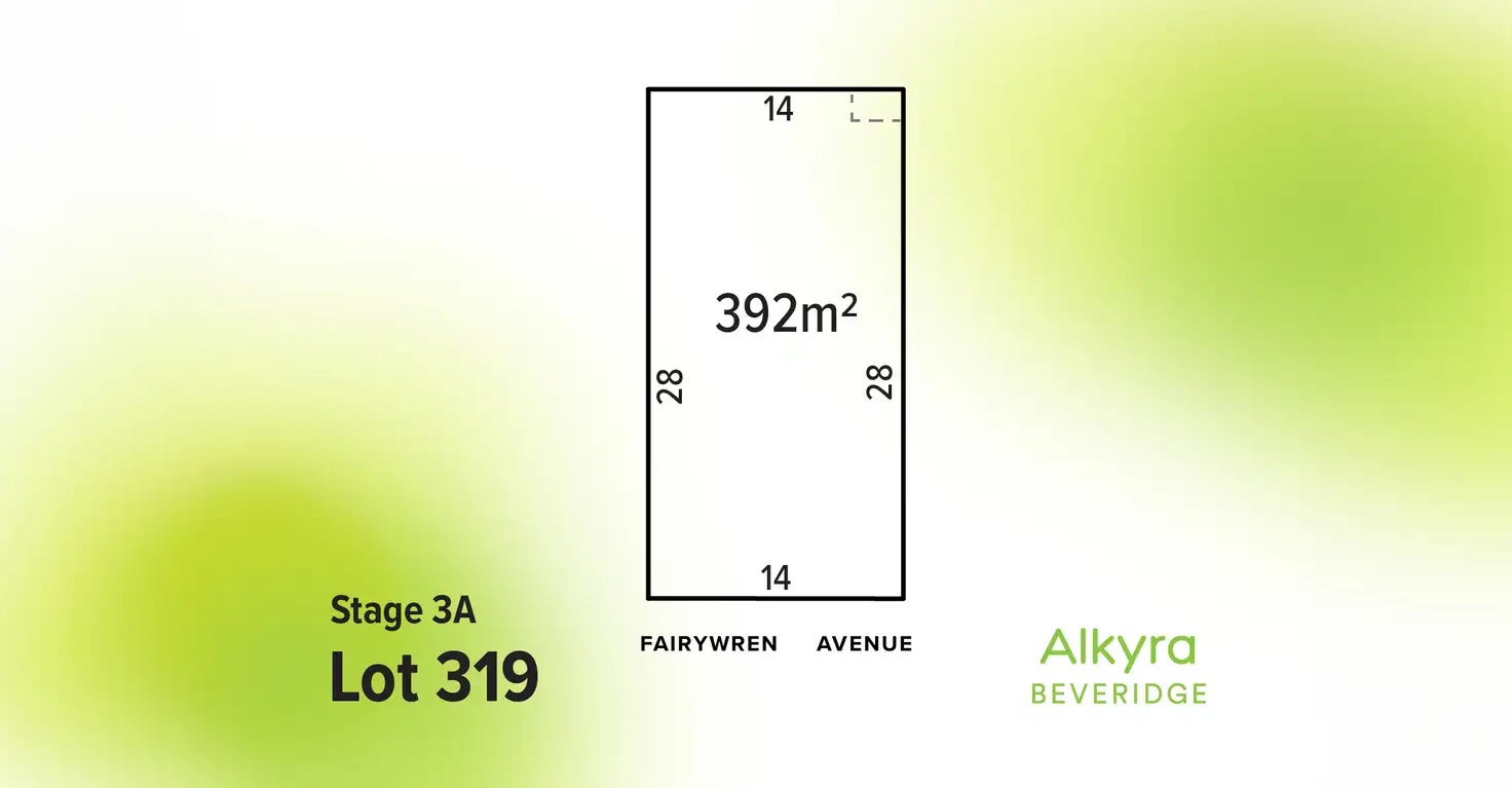 Main view of Homely land listing, LOT 319, Lot 319 Fairywren Avenue, Beveridge VIC 3753