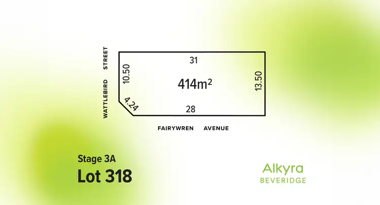 Main view of Homely land listing, LOT 318, Lot 318 Wattlebird Street, Beveridge VIC 3753