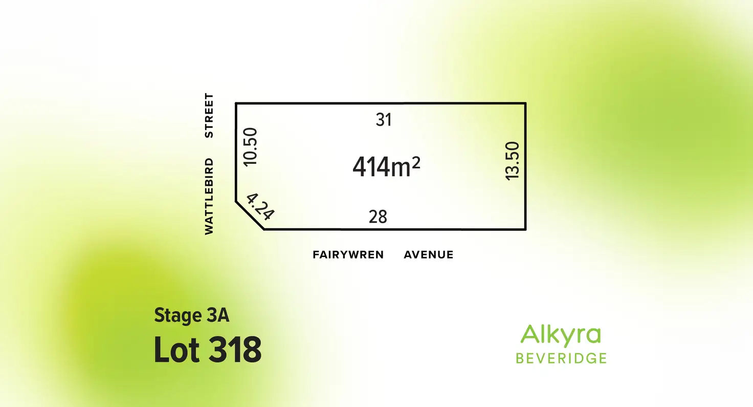 Main view of Homely land listing, LOT 318, Lot 318 Wattlebird Street, Beveridge VIC 3753