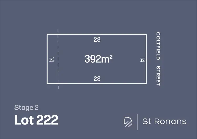 Main view of Homely land listing, LOT 222, Lot 222 Coltfield Streeet, Bulla VIC 3428