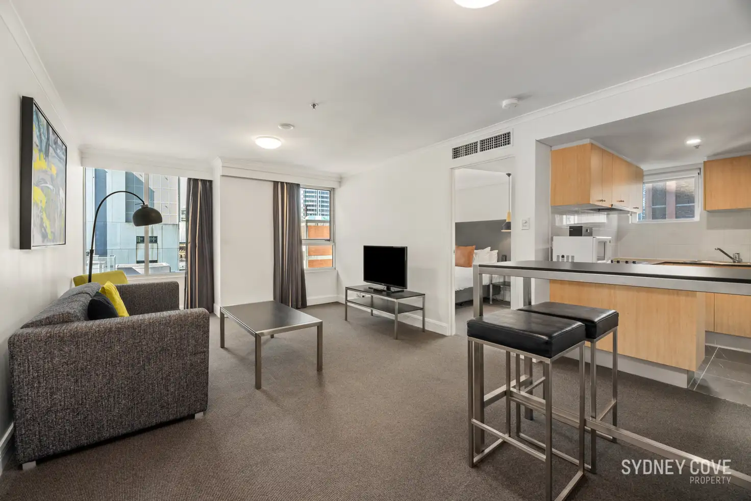Main view of Homely apartment listing, 1802/433 Kent Street, Sydney NSW 2000
