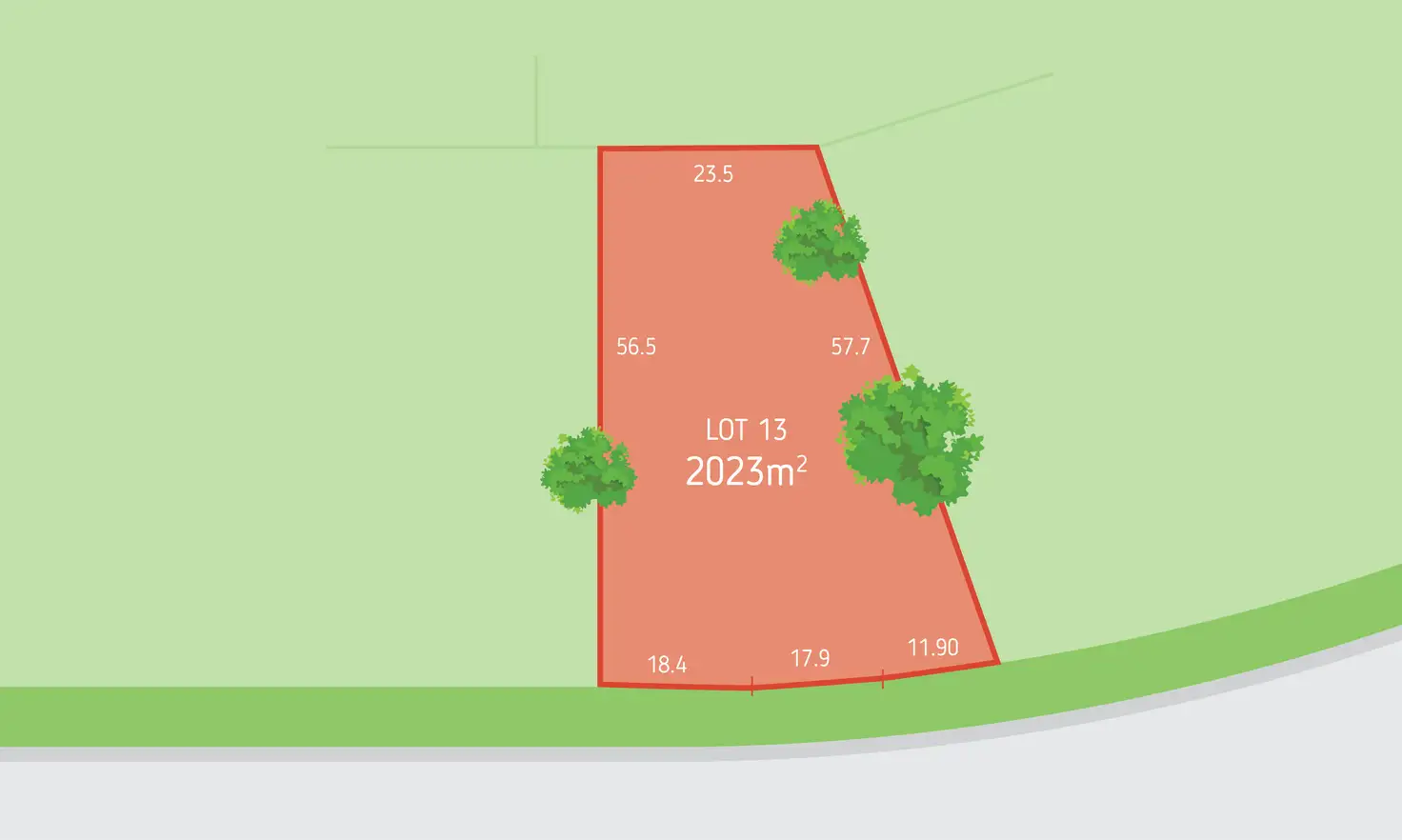 Main view of Homely land listing, 13 Belmont, North Richmond NSW 2754