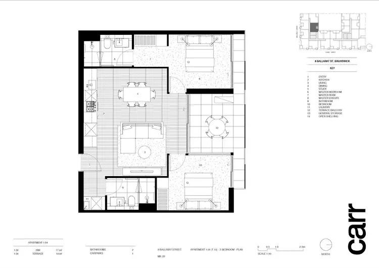 Second view of Homely apartment listing, 104/8 Ballarat Street, Brunswick VIC 3056