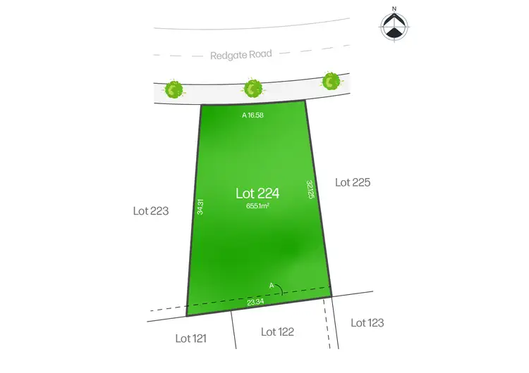 Main view of Homely land listing, LOT 224, Lot 224 Redgate Road, Chisholm NSW 2322