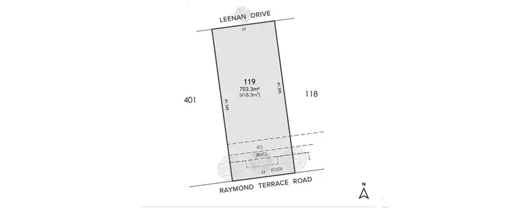 Main view of Homely land listing, LOT 119, Lot 119 Leenan Drive (Road 4), Chisholm NSW 2322