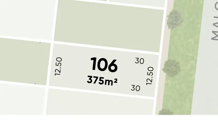 Main view of Homely land listing, LOT 106, Lot 106 Malcolm Street, Beveridge VIC 3753