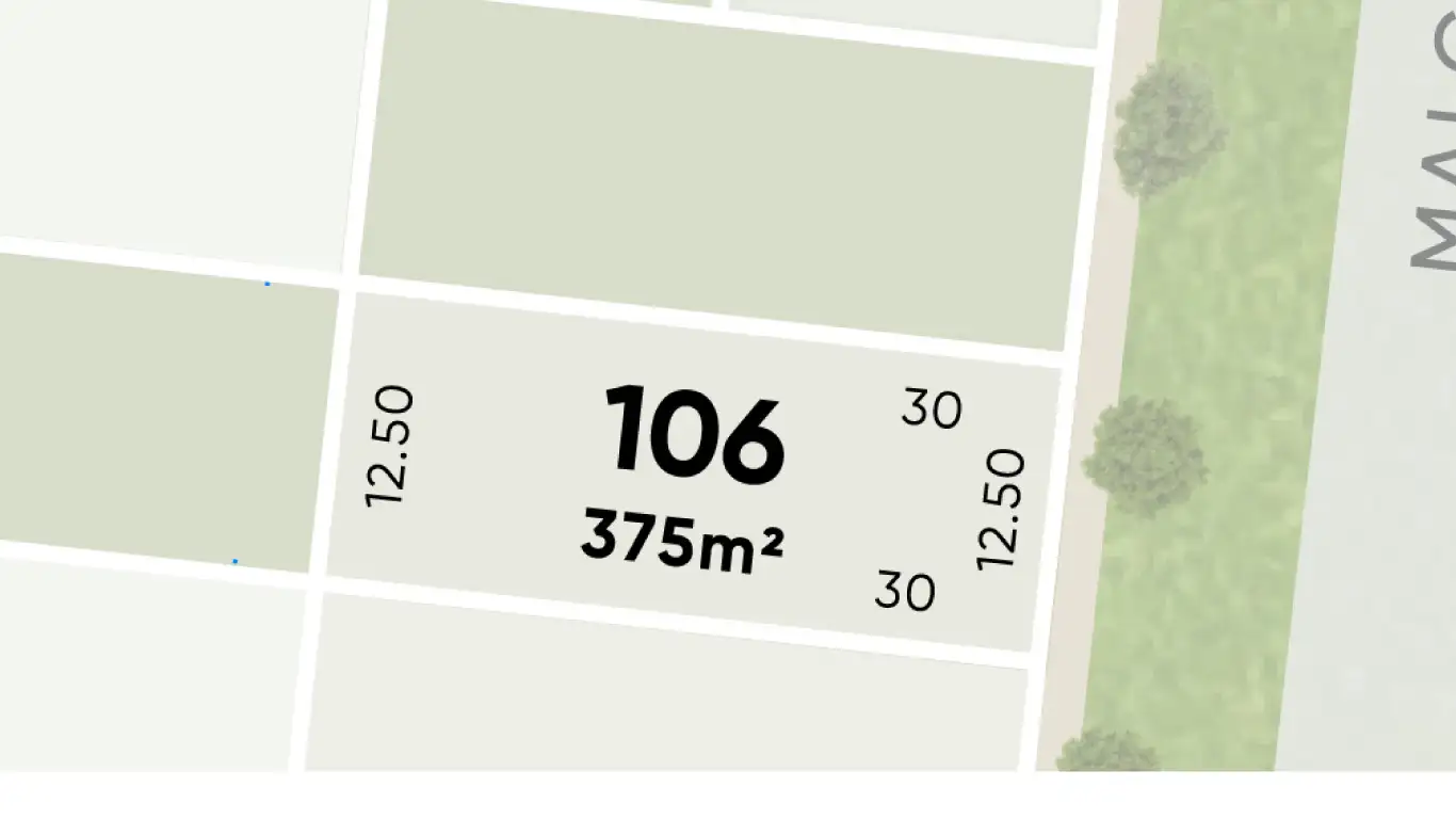 Main view of Homely land listing, LOT 106, Lot 106 Malcolm Street, Beveridge VIC 3753