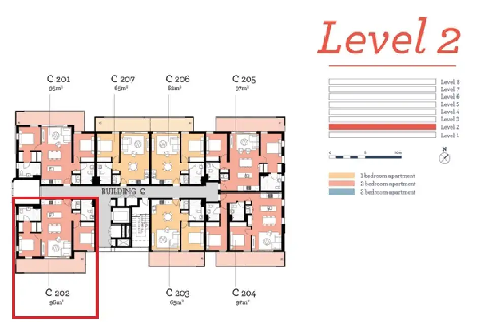 Main view of Homely apartment listing, C202/1 & 1a Lord Sheffield Cct, Penrith NSW 2750