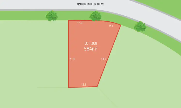 Third view of Homely land listing, Lot 308 Arthur Phillip Drive, North Richmond NSW 2754